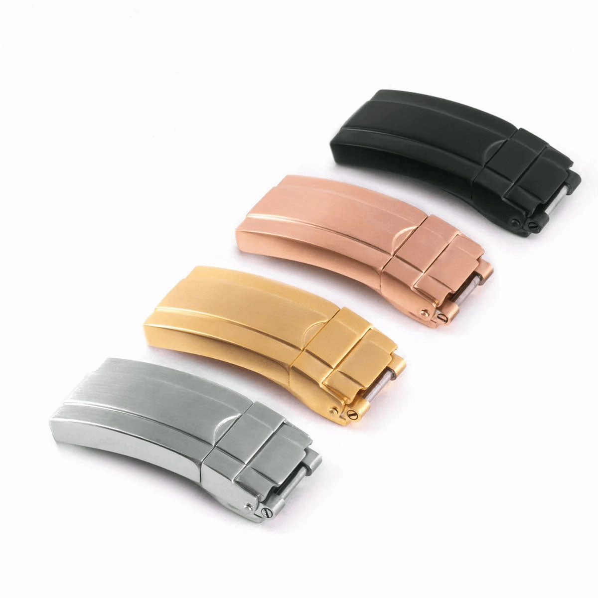 a??Rolex - Oysterflex type 20mm rubber integrated watch band (white, grey, blue, green, red)