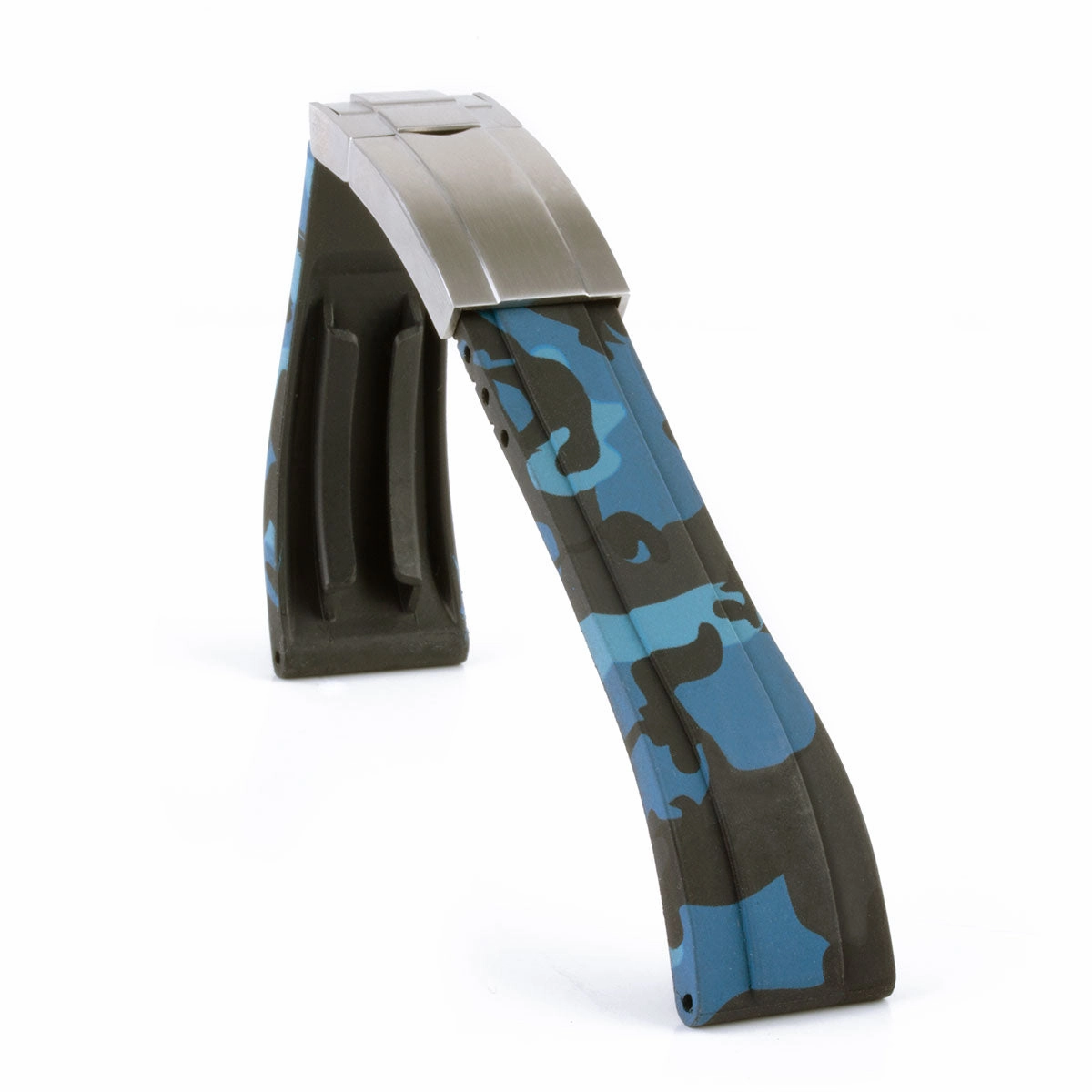 a??Rolex - Oysterflex type 20mm rubber integrated watch band (white, grey, blue, green, red)