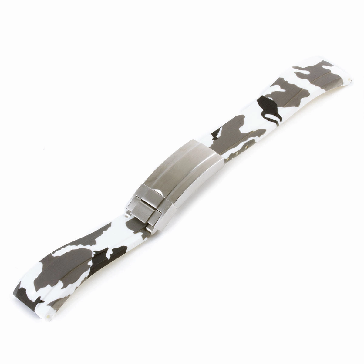 a??Rolex - Oysterflex type 20mm rubber integrated watch band (white, grey, blue, green, red)