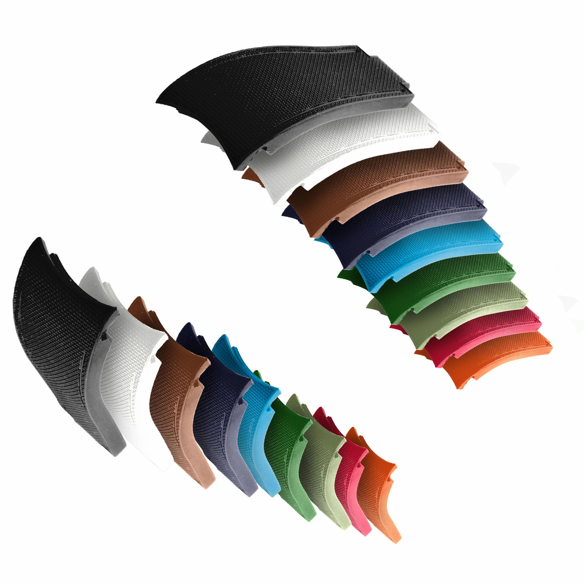 a??Rolex - R Strap Premium a?? Cordura pattern rubber watch band for ???Submariner 40mm ceramic (2010 - 2019) & Glidelock clasp.