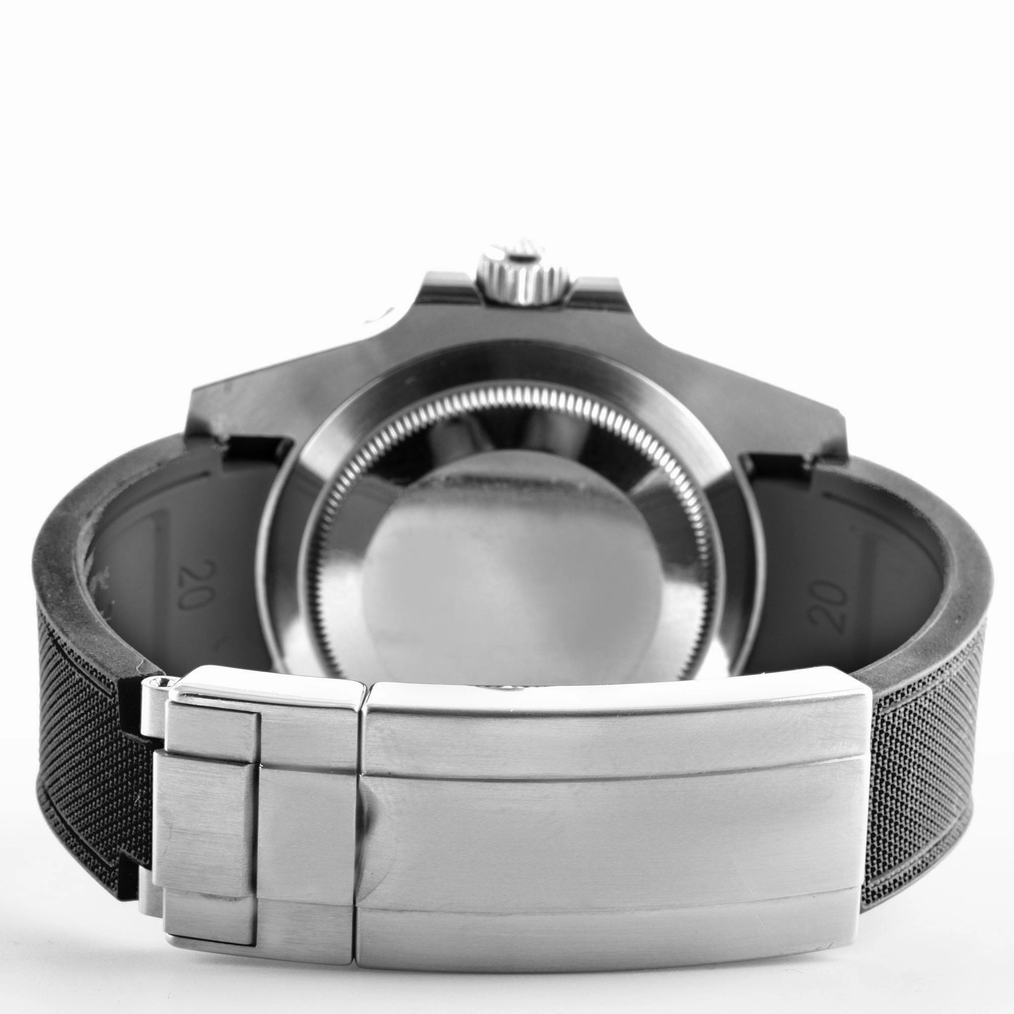 a??Rolex - R Strap Premium a?? Cordura pattern rubber watch band for GMT Master II ceramic & Jubilee strap