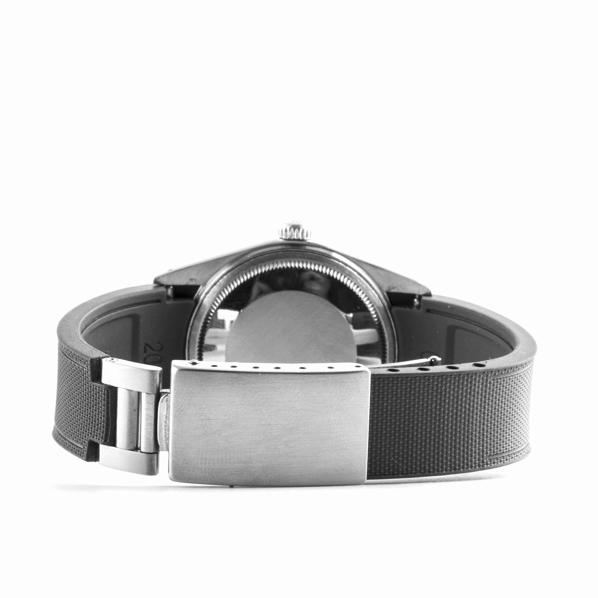 a??Rolex - R Strap Premium a?? Cordura pattern rubber watch band for GMT Master II ceramic & Jubilee strap