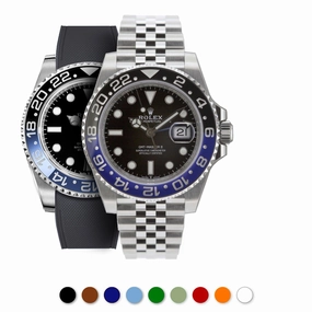 a??Rolex - R Strap Premium a?? Cordura pattern rubber watch band for GMT Master II ceramic & Jubilee strap Luxury watch bands Limited edition watch bands