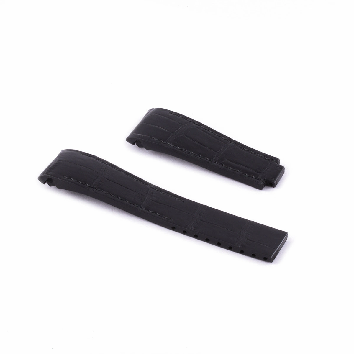 a??Rolex - R Strap premium leather watchstrap - Alligator / crocodile (black, grey, brown, blue, honey, red...)