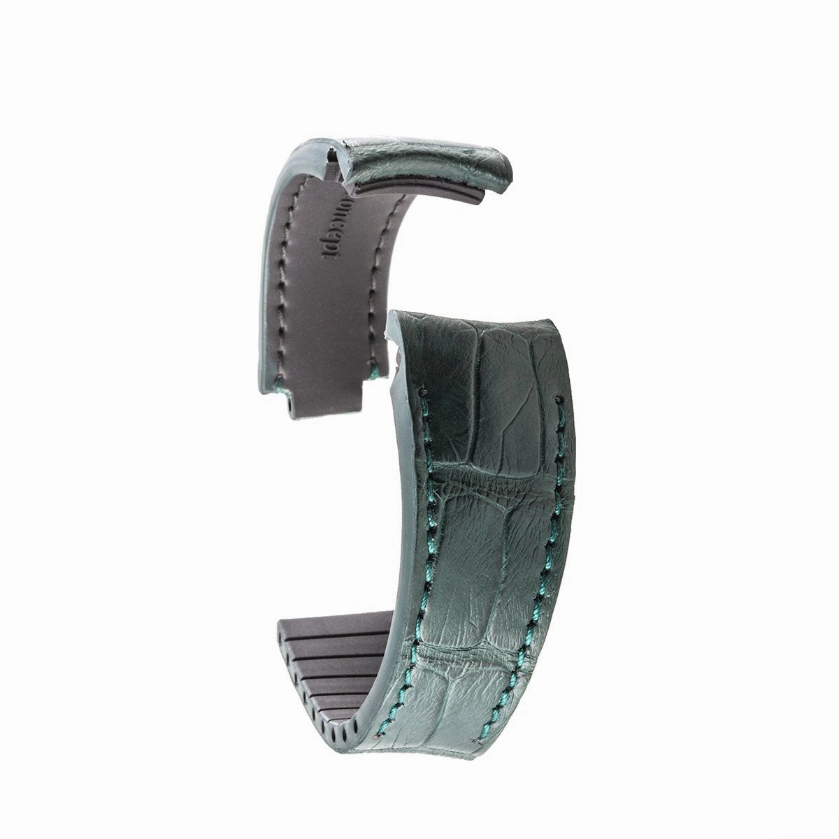 a??Rolex - R Strap premium leather watchstrap - Alligator / crocodile (black, grey, brown, blue, honey, red...)