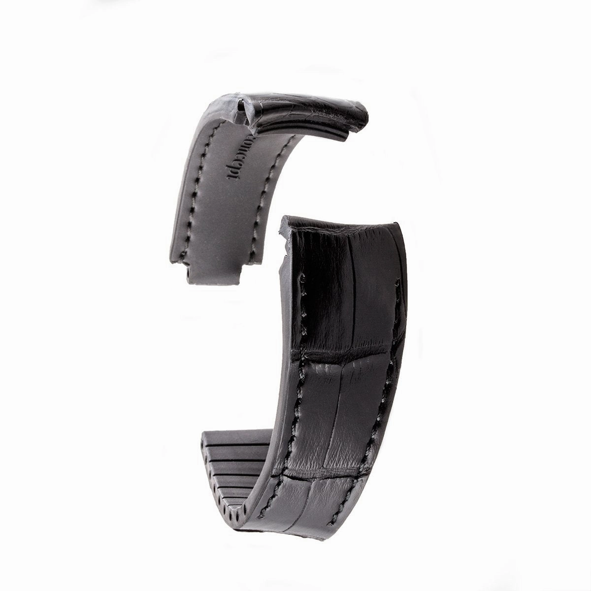 a??Rolex - R Strap premium leather watchstrap - Alligator / crocodile (black, grey, brown, blue, honey, red...)