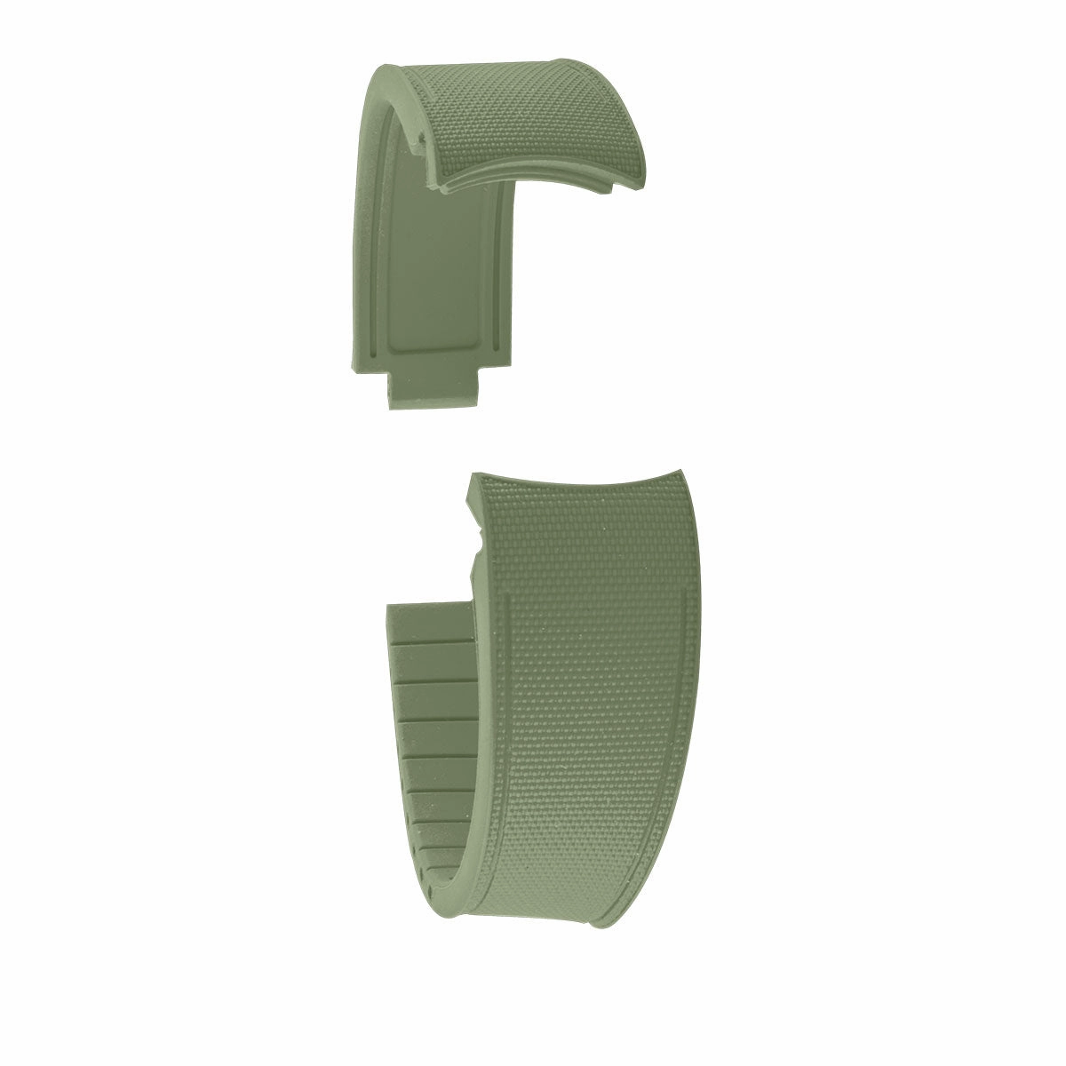 a??Rolex - R Strap Premium watch band- Cordura pattern - Rubber (black, grey, blue, green, red, white, orange, kaki, white)