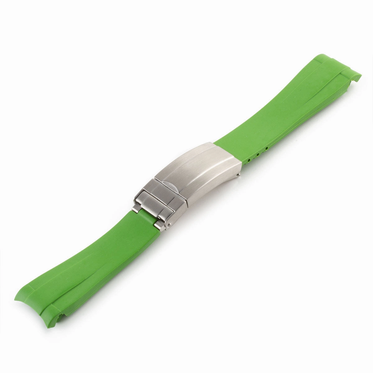 a??Rolex - Rubber integrated watch band in 20mm with generic clasp (black, brown, blue, green...)