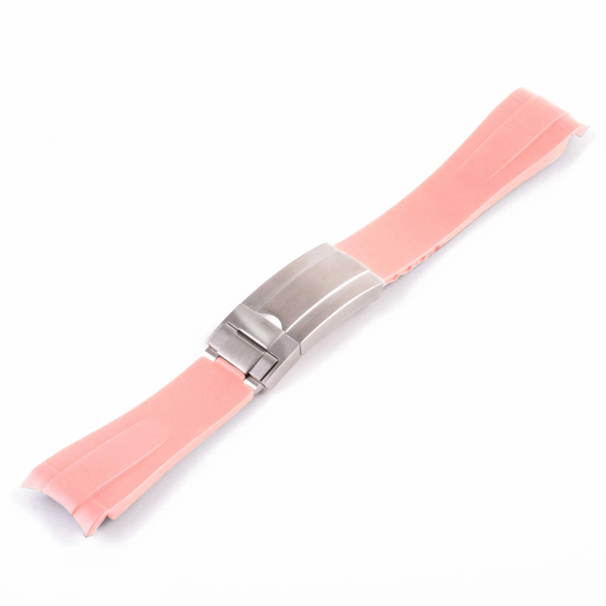 a??Rolex - Rubber integrated watch band in 20mm with generic clasp (black, brown, blue, green...)