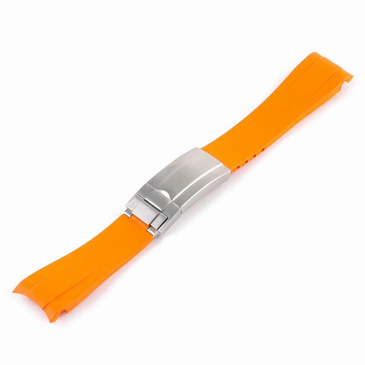 a??Rolex - Rubber integrated watch band in 20mm with generic clasp (black, brown, blue, green...)