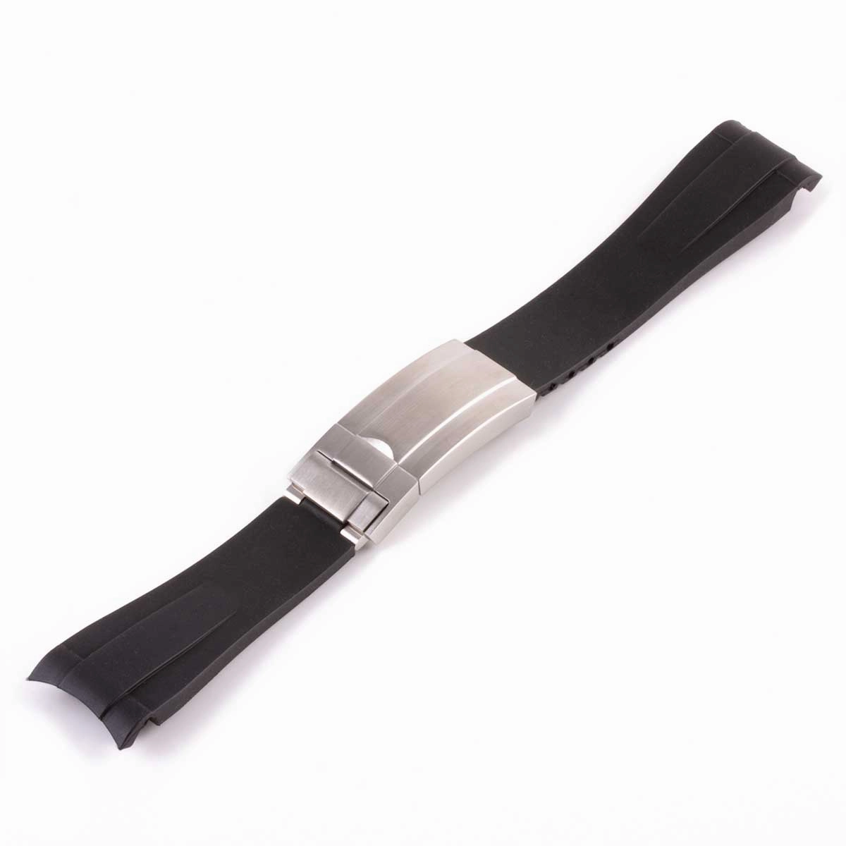 a??Rolex - Rubber integrated watch band in 20mm with generic clasp (black, brown, blue, green...)
