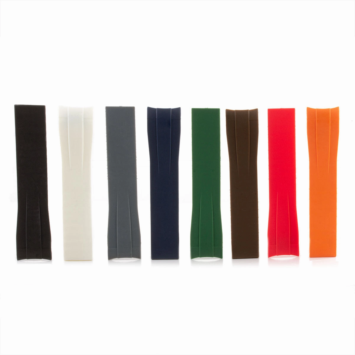 a??Rolex - Rubber integrated watch band in 21mm (black, brown, blue, green...)