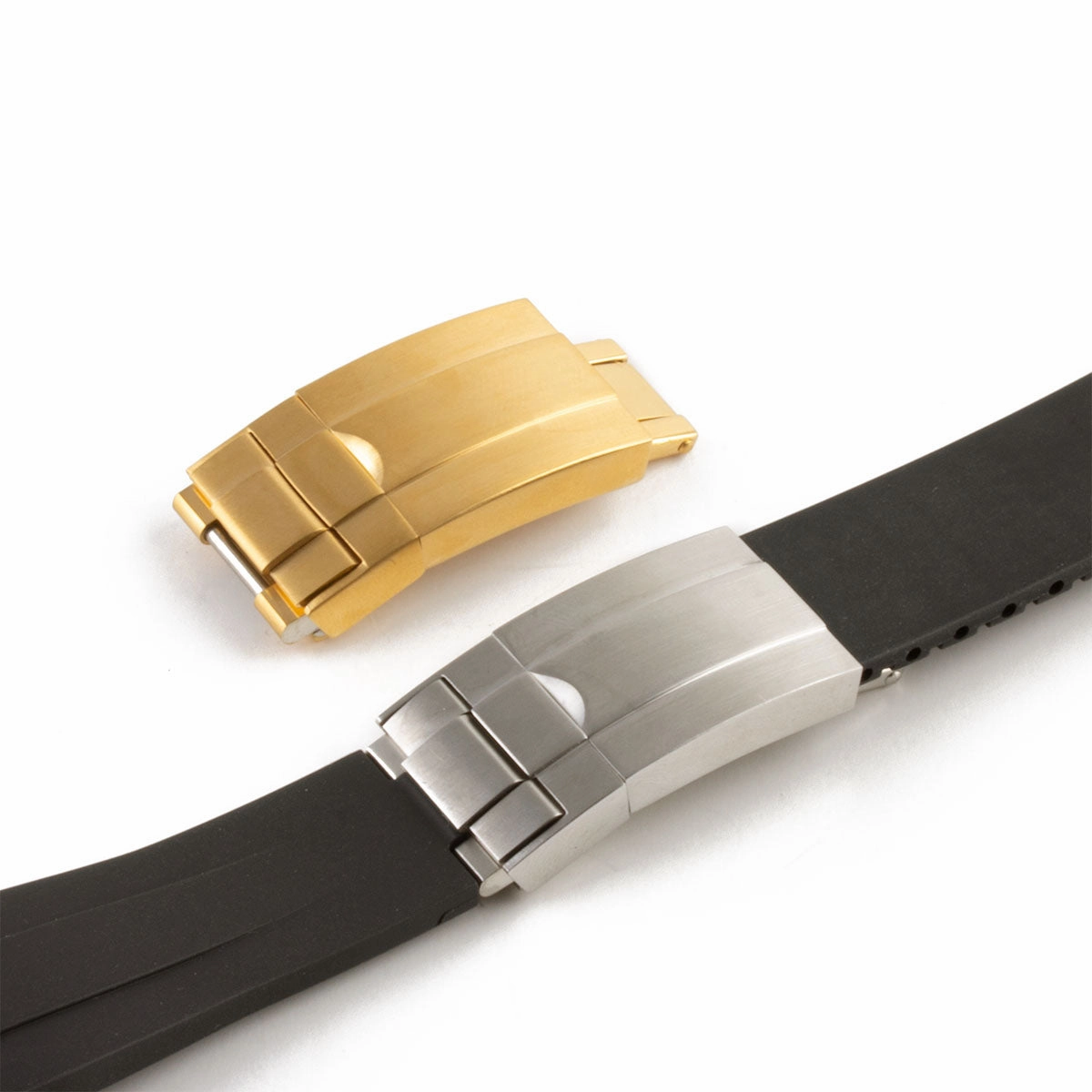 a??Rolex - Rubber integrated watch band in 21mm (black, brown, blue, green...)