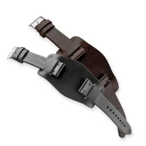 a??Bund vintage strap - Leather watch band - Calf (black, dark brown) Luxury watch bands Limited edition watch bands