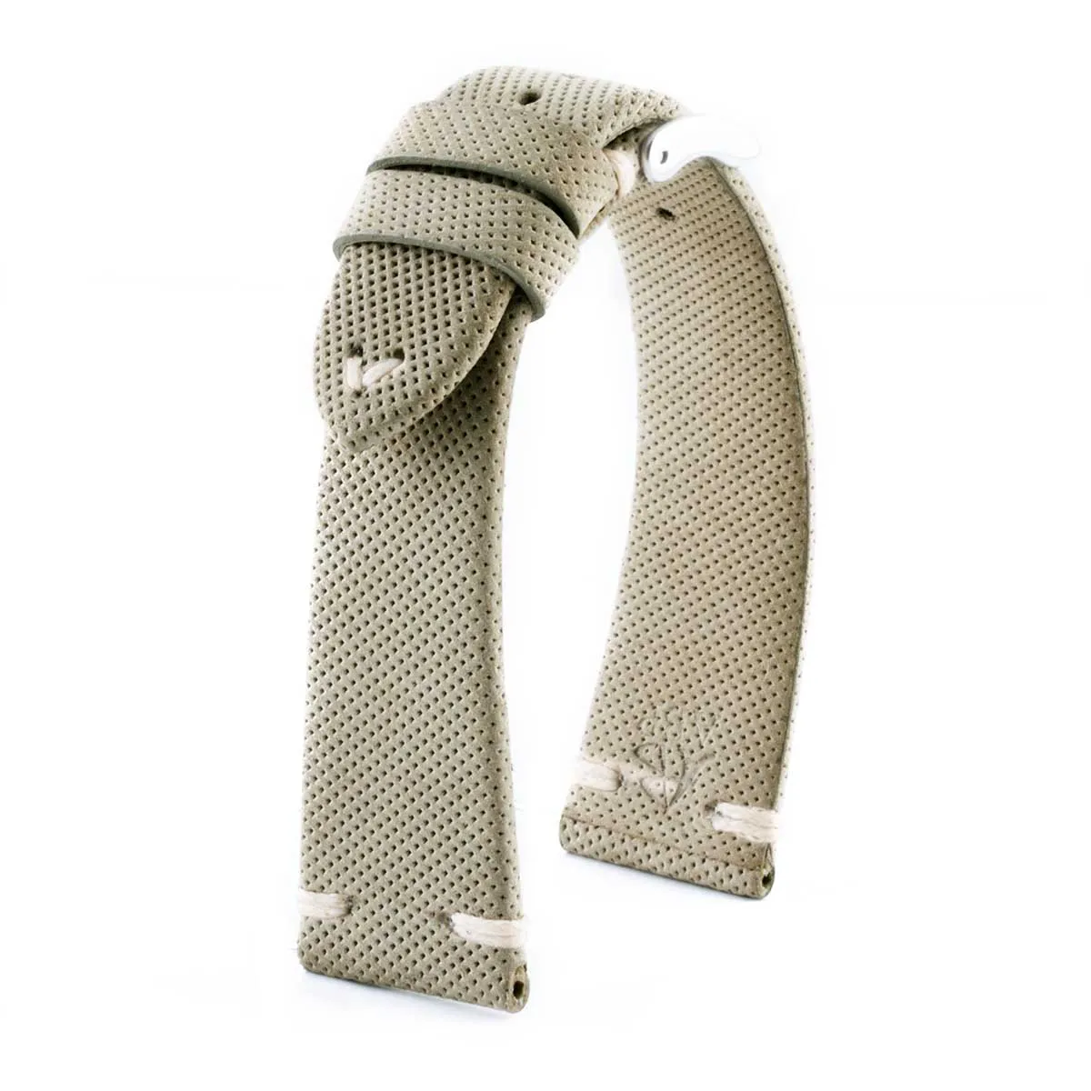 a??Capsule collection - "Soft Grip" leather watch band - Calf (brown, light brown, beige, kaki)