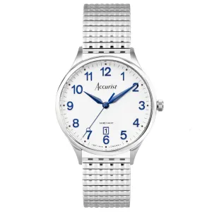 Accurist Classic Mens Expander Bracelet Watch White Dial 73000X cheap digital watch best digital watch for men