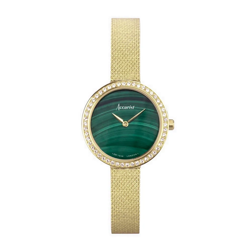 Accurist Ladies Watch 78004 With Green Malachite Dial cheap digital watch best digital watch for men