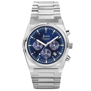 Accurist Origin Chronograph Mens Bracelet Watch Blue Dial 70001 cheap digital watch best digital watch for men