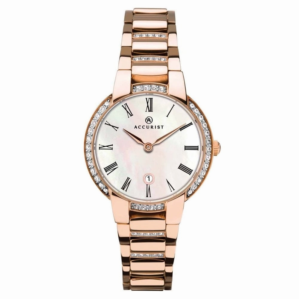 Accurist Signature Collection Crystal Set Ladies Watch 8299 