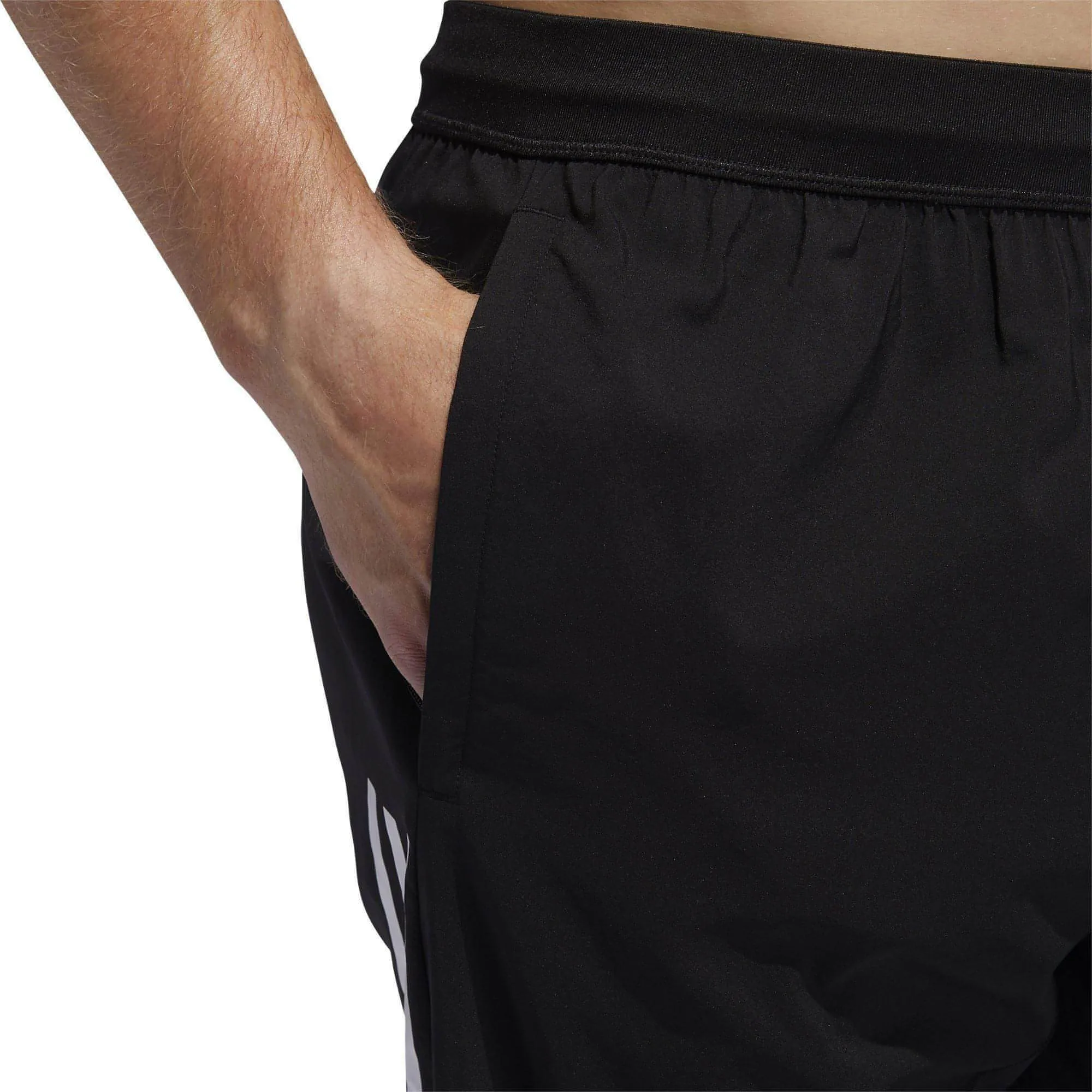 adidas 4KRFT 3 Stripe 9 Inch Mens Training Shorts - Black