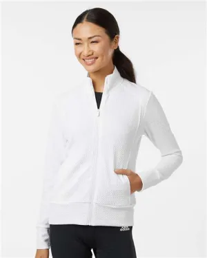 Adidas A1007 Women's Ultimate Textured Full-Zip Jacket