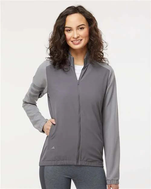 Adidas A268 Women's 3-Stripes Full-Zip Jacket