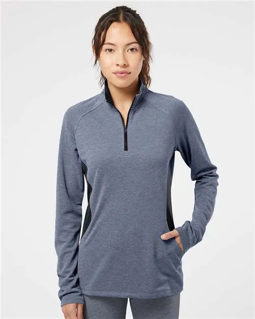 Adidas A281 Women's Lightweight Quarter-Zip Pullover