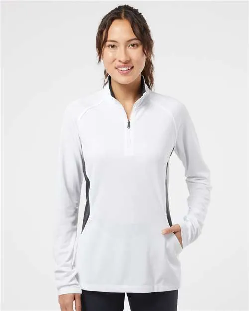 Adidas A281 Women's Lightweight Quarter-Zip Pullover