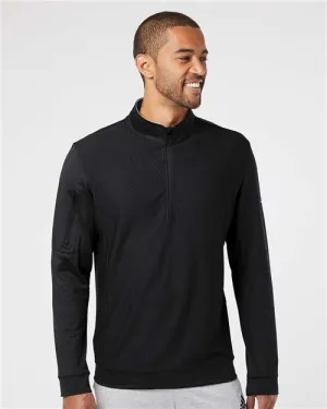 Adidas A295 Performance Textured Quarter-Zip Pullover