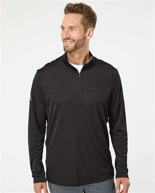 Adidas A475 Lightweight Mélange Quarter-Zip Pullover