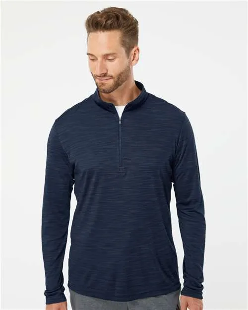 Adidas A475 Lightweight Mélange Quarter-Zip Pullover