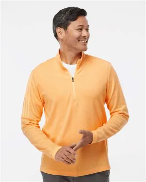 Adidas A554 3-Stripes Quarter-Zip Sweater