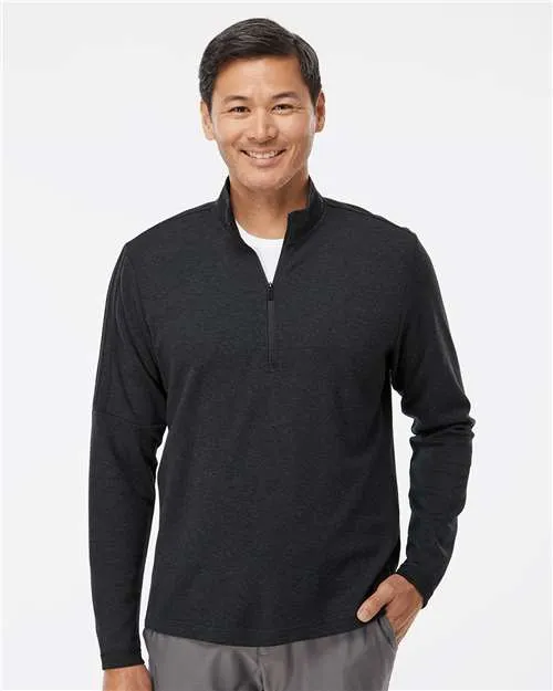 Adidas A554 3-Stripes Quarter-Zip Sweater