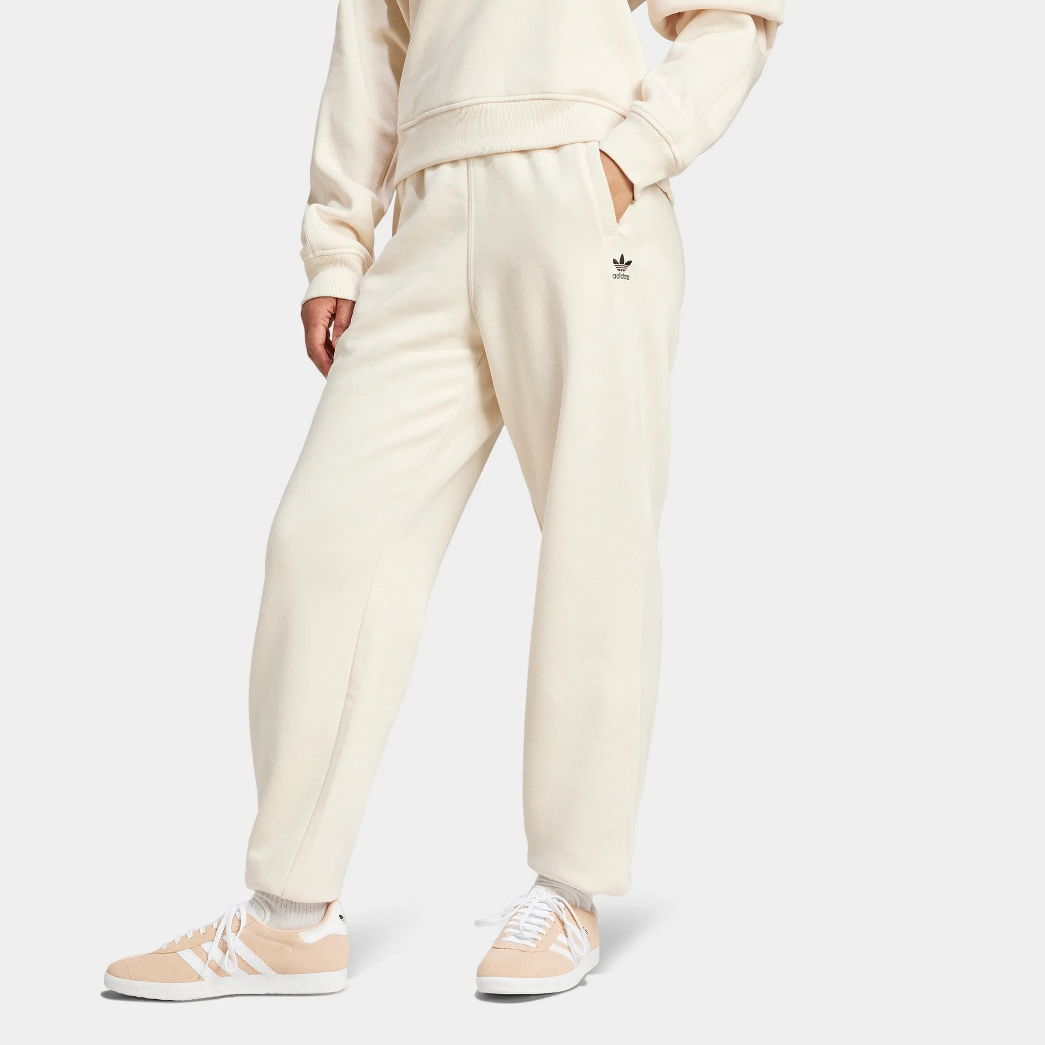 Adidas Adidas Originals Women's Adicolor Essentials Fleece Joggers / Wonder White