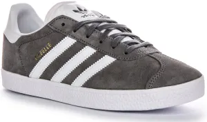 Adidas Gazelle In Grey White For Youth Shoes Adidas