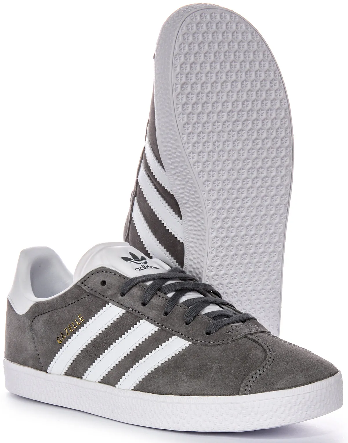 Adidas Gazelle In Grey White For Youth Shoes Adidas