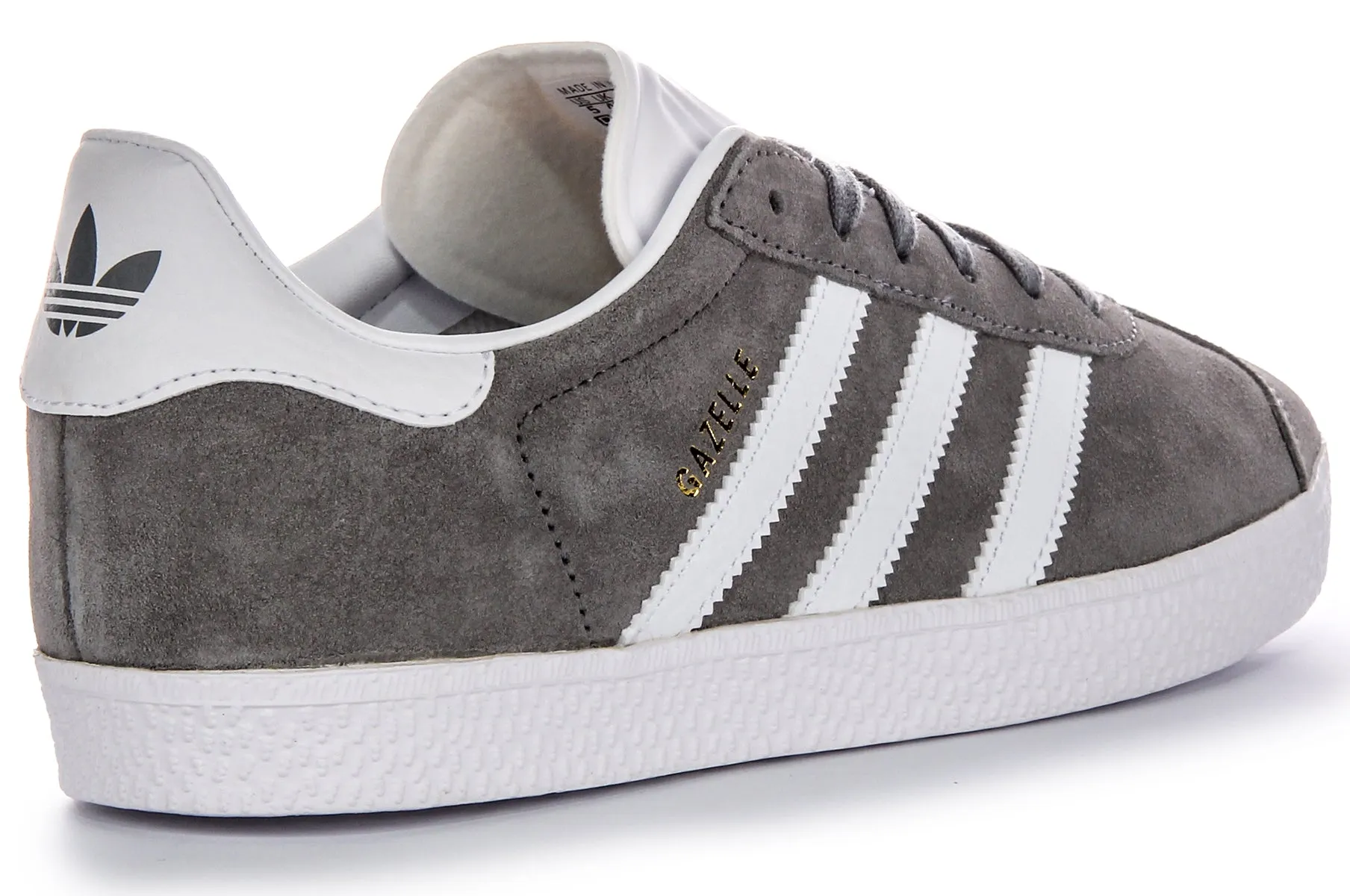 Adidas Gazelle In Grey White For Youth Shoes Adidas