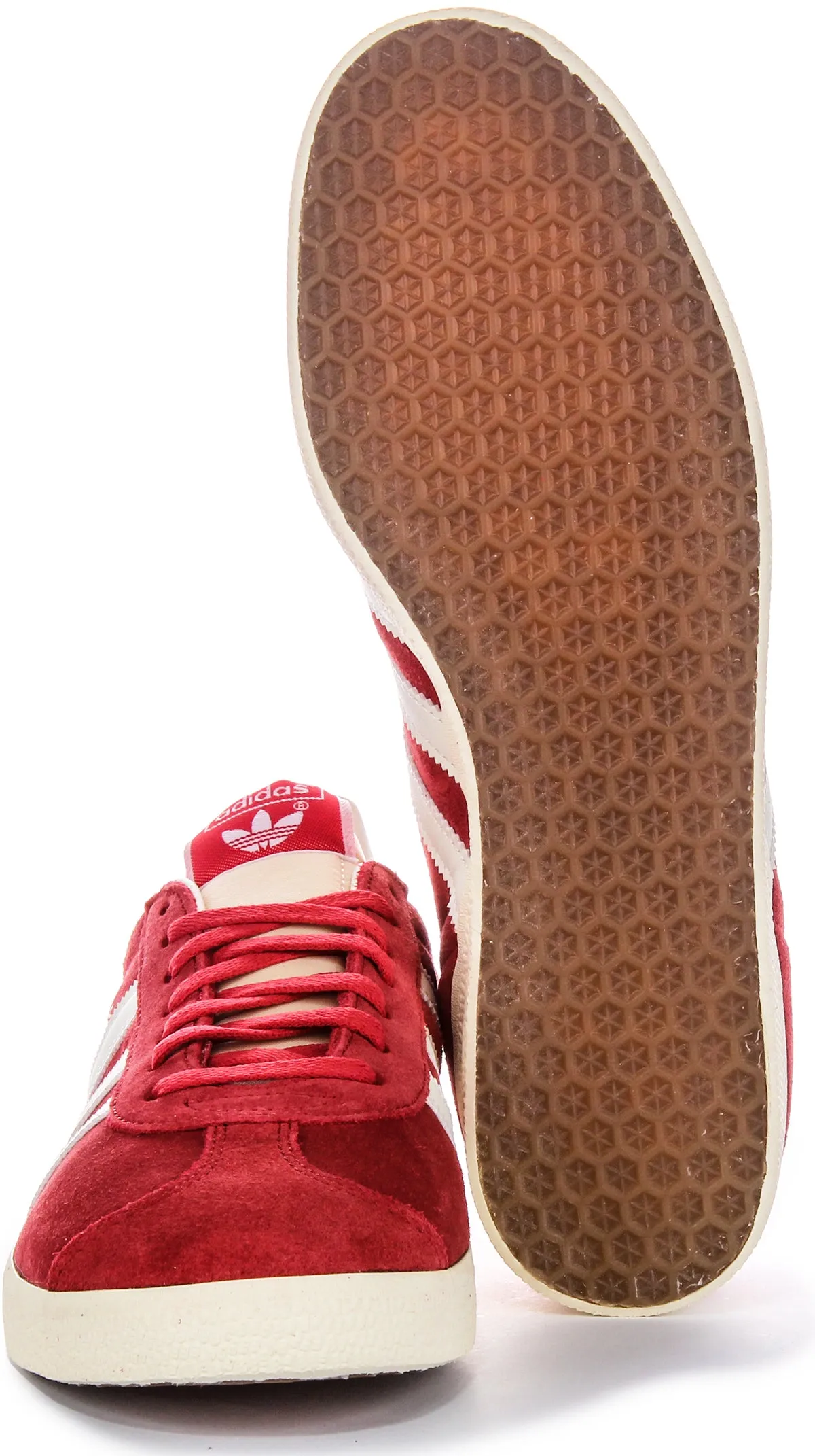 Adidas Gazelle In Red White For Men Shoes Adidas