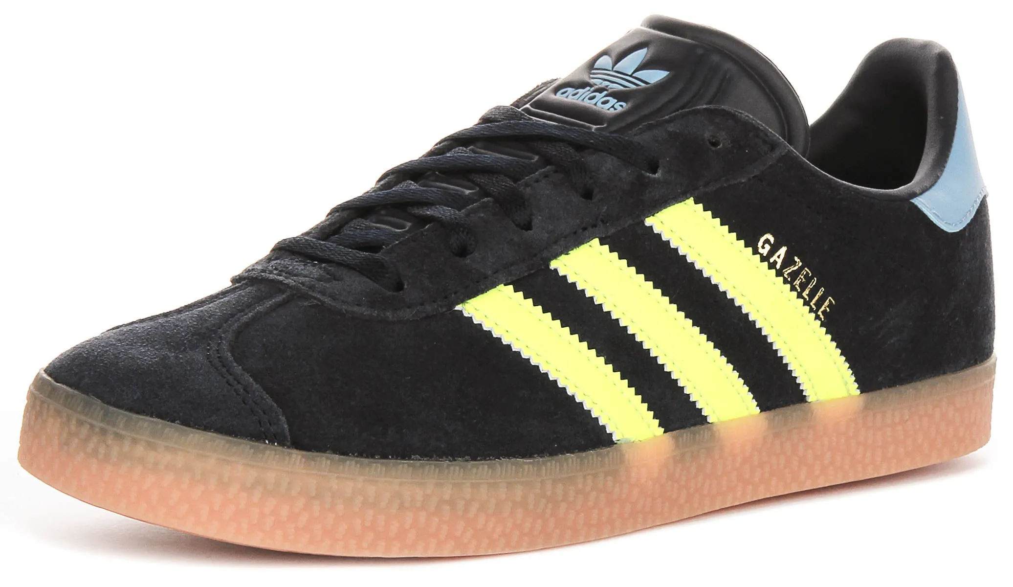Adidas Gazelle J In Navy Yellow For Youth Shoes Adidas