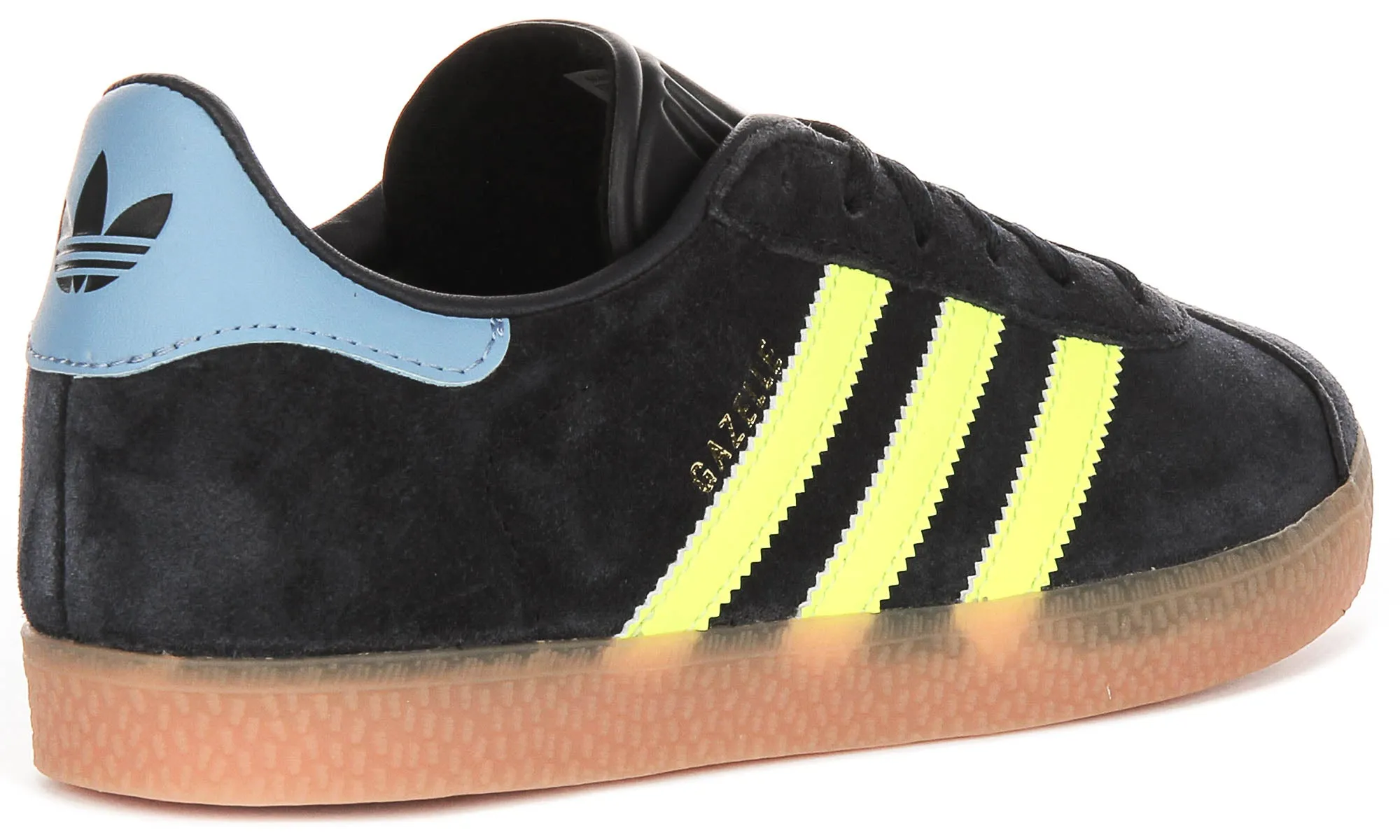 Adidas Gazelle J In Navy Yellow For Youth Shoes Adidas