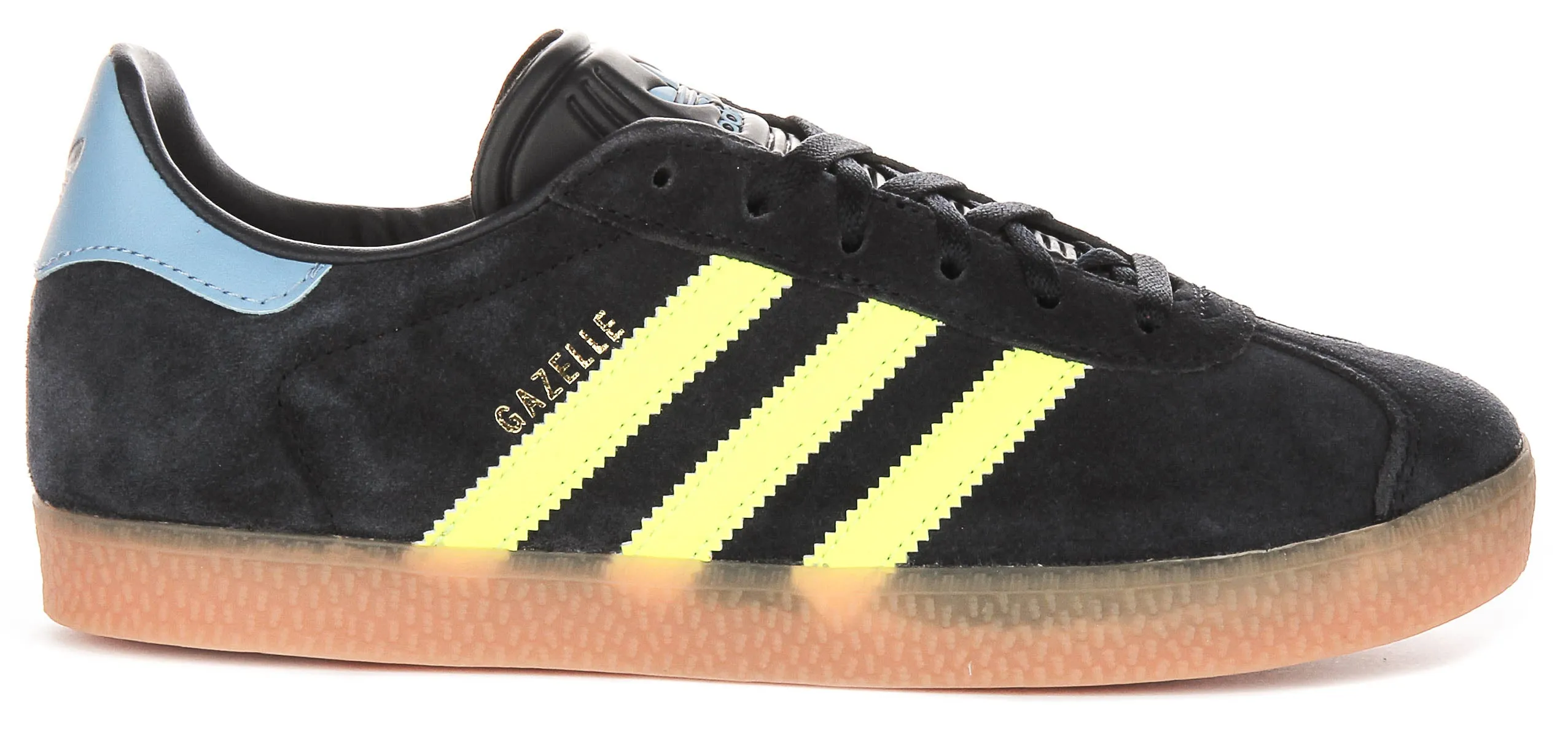 Adidas Gazelle J In Navy Yellow For Youth Shoes Adidas