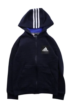 Adidas Hooded Sweatshirt With Stripes 7-8Y