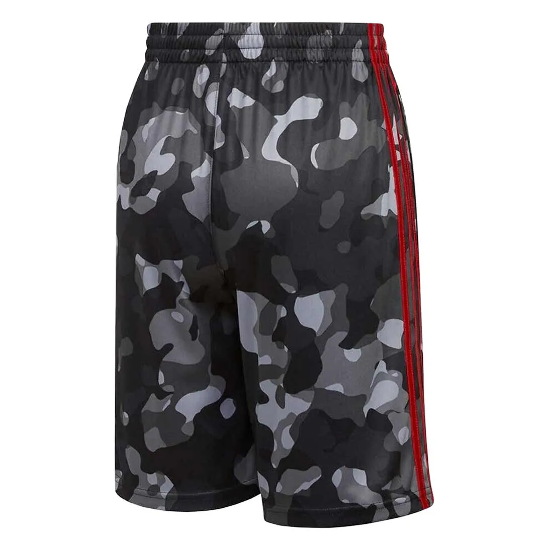 adidas - Kids' (Junior) 3-Stripes Performance Shorts (GC3572 GRY)