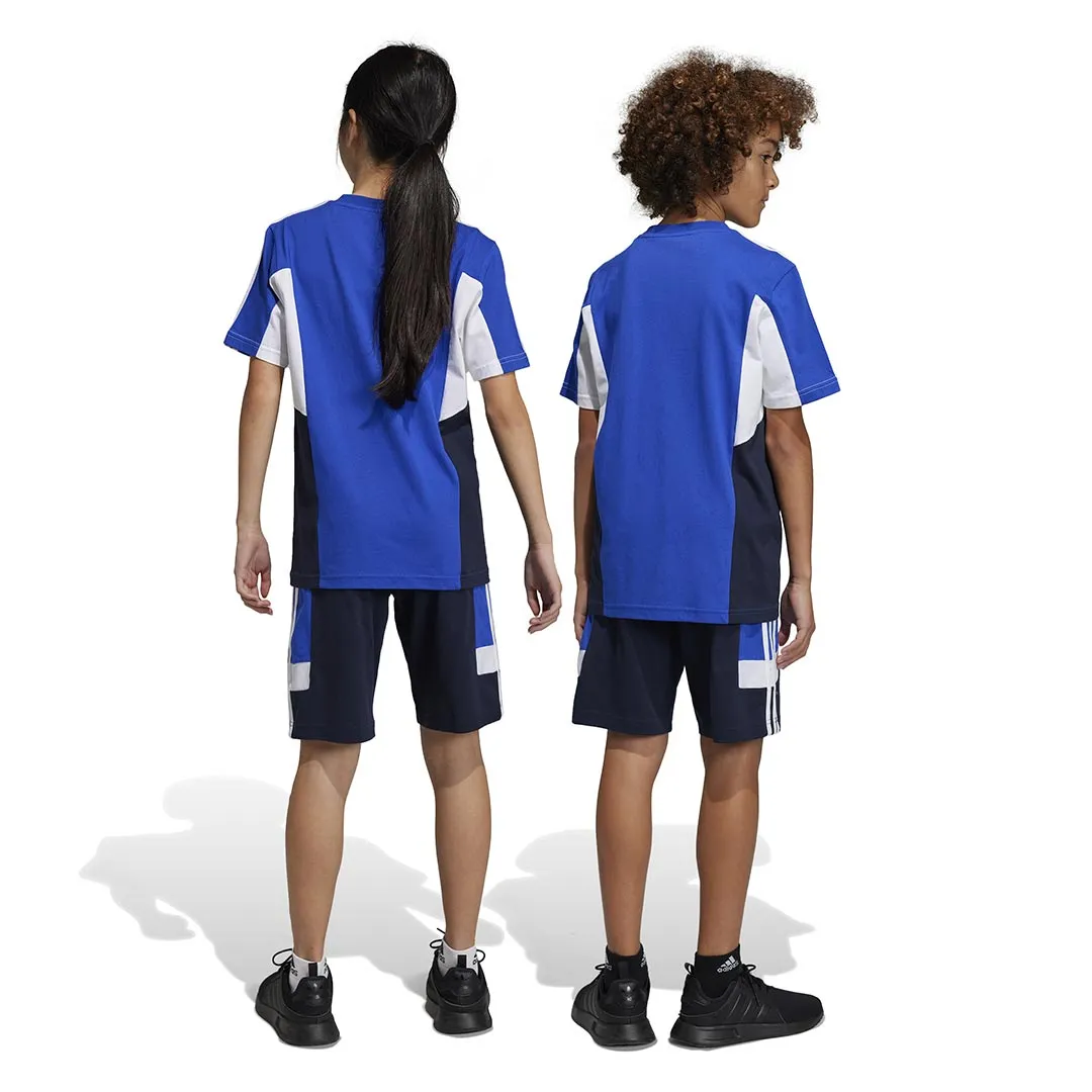 adidas - Kids' (Junior) Colorblock 3-Stripes Shorts (IC5631)