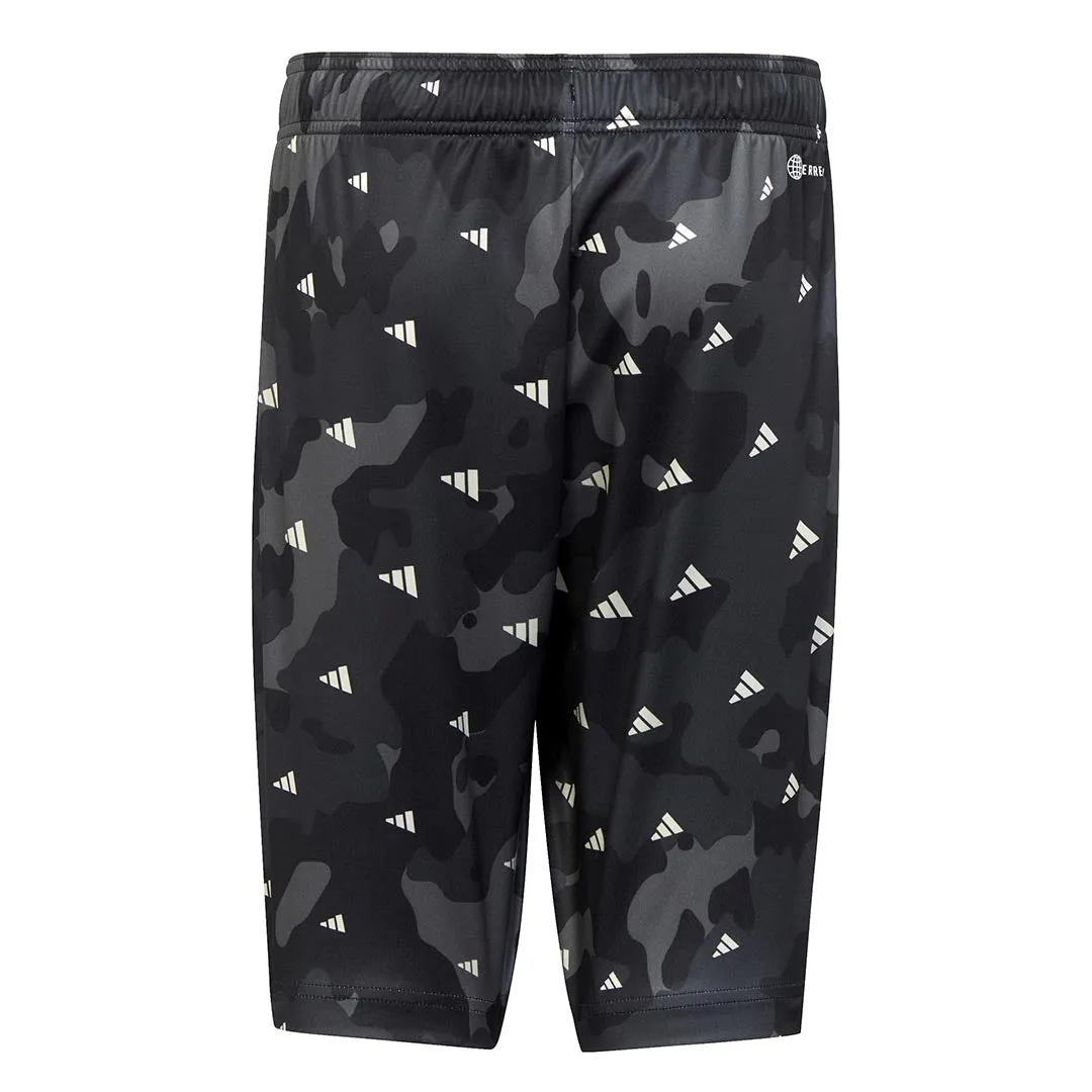 adidas - Kids' (Junior) Train Essentials Aeroready Allover Print Shorts (HR6409)