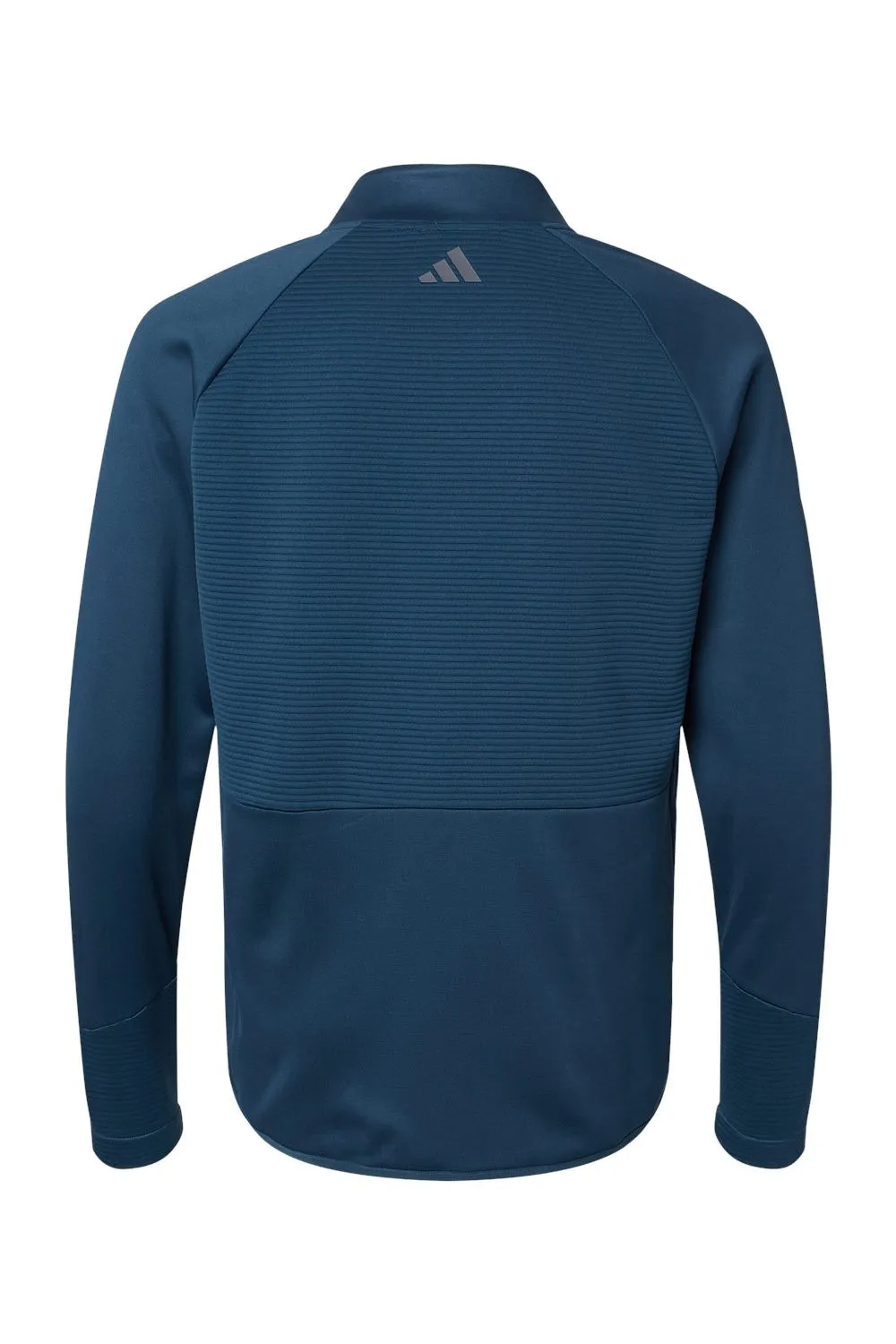 Adidas Mens 1/4 Zip Sweatshirt - Crew Navy Blue