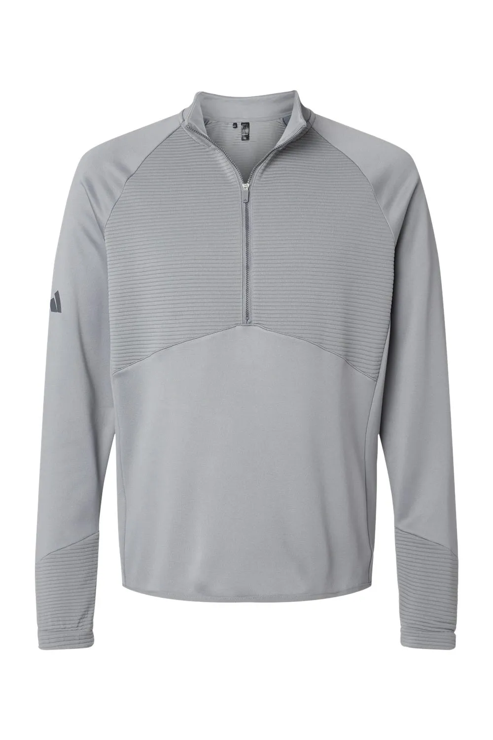 Adidas Mens 1/4 Zip Sweatshirt - Grey
