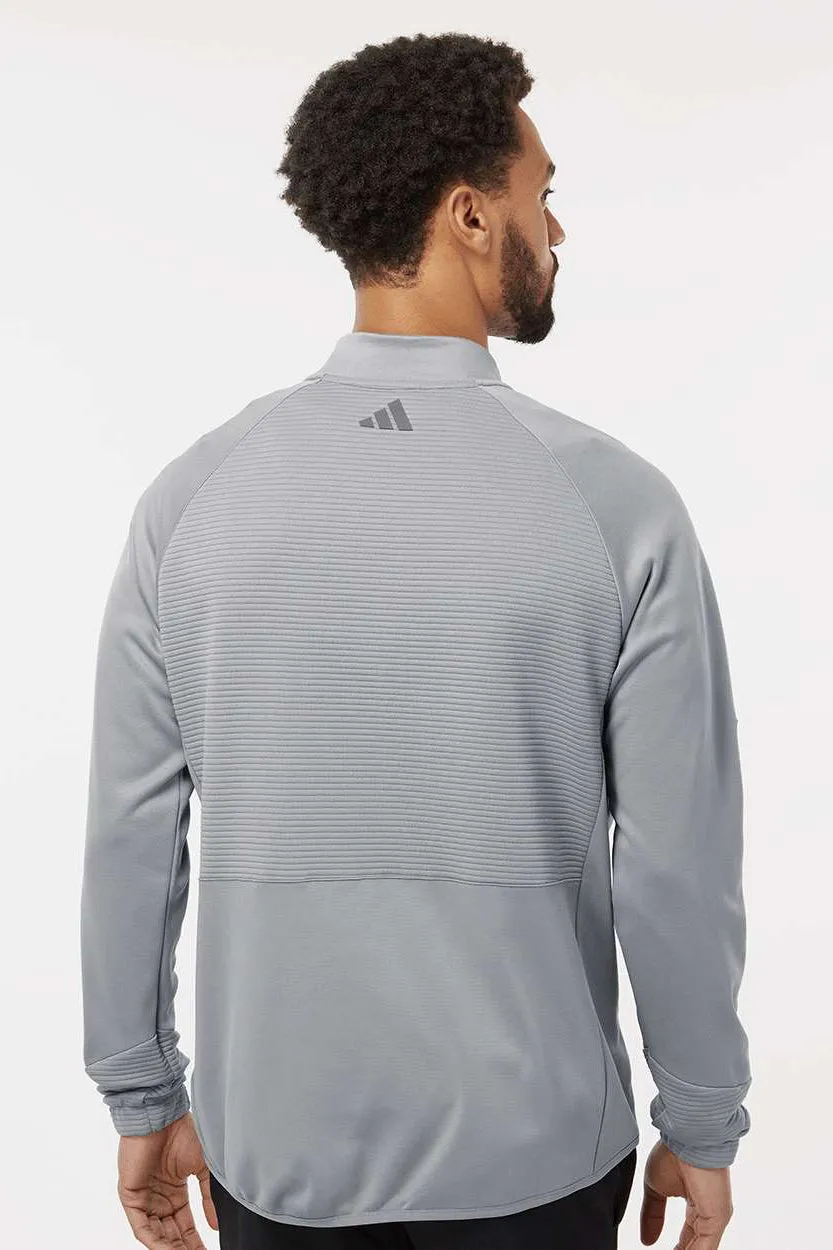 Adidas Mens 1/4 Zip Sweatshirt - Grey