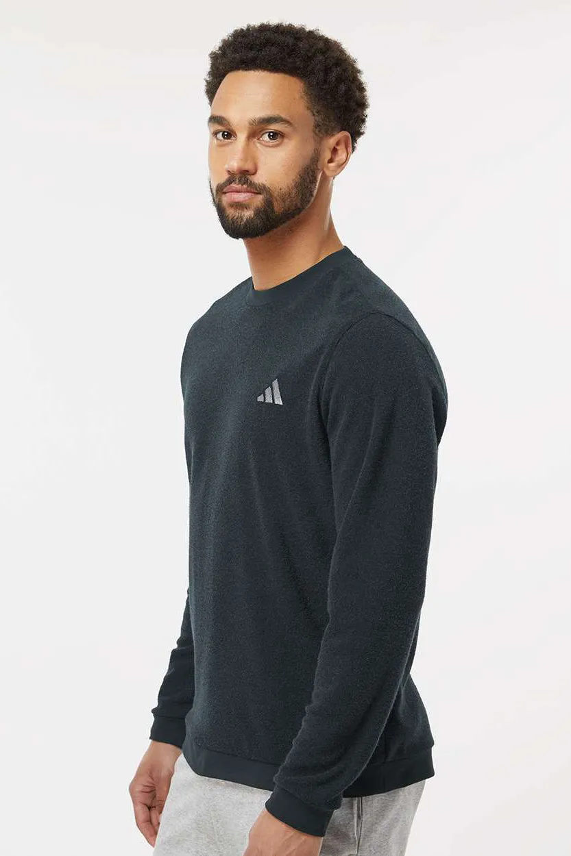 Adidas Mens Crewneck Sweatshirt - Black