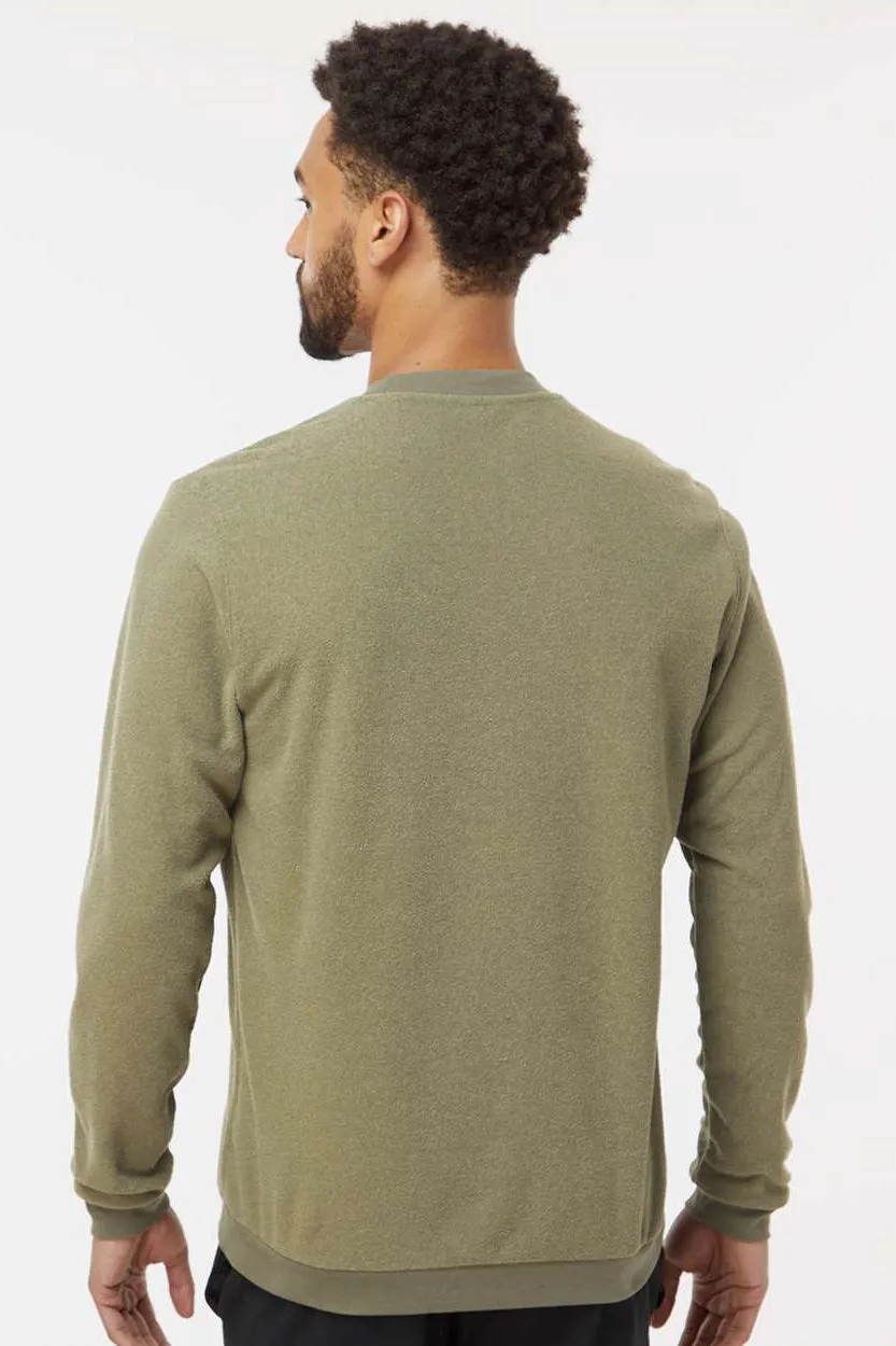 Adidas Mens Crewneck Sweatshirt - Olive Strata
